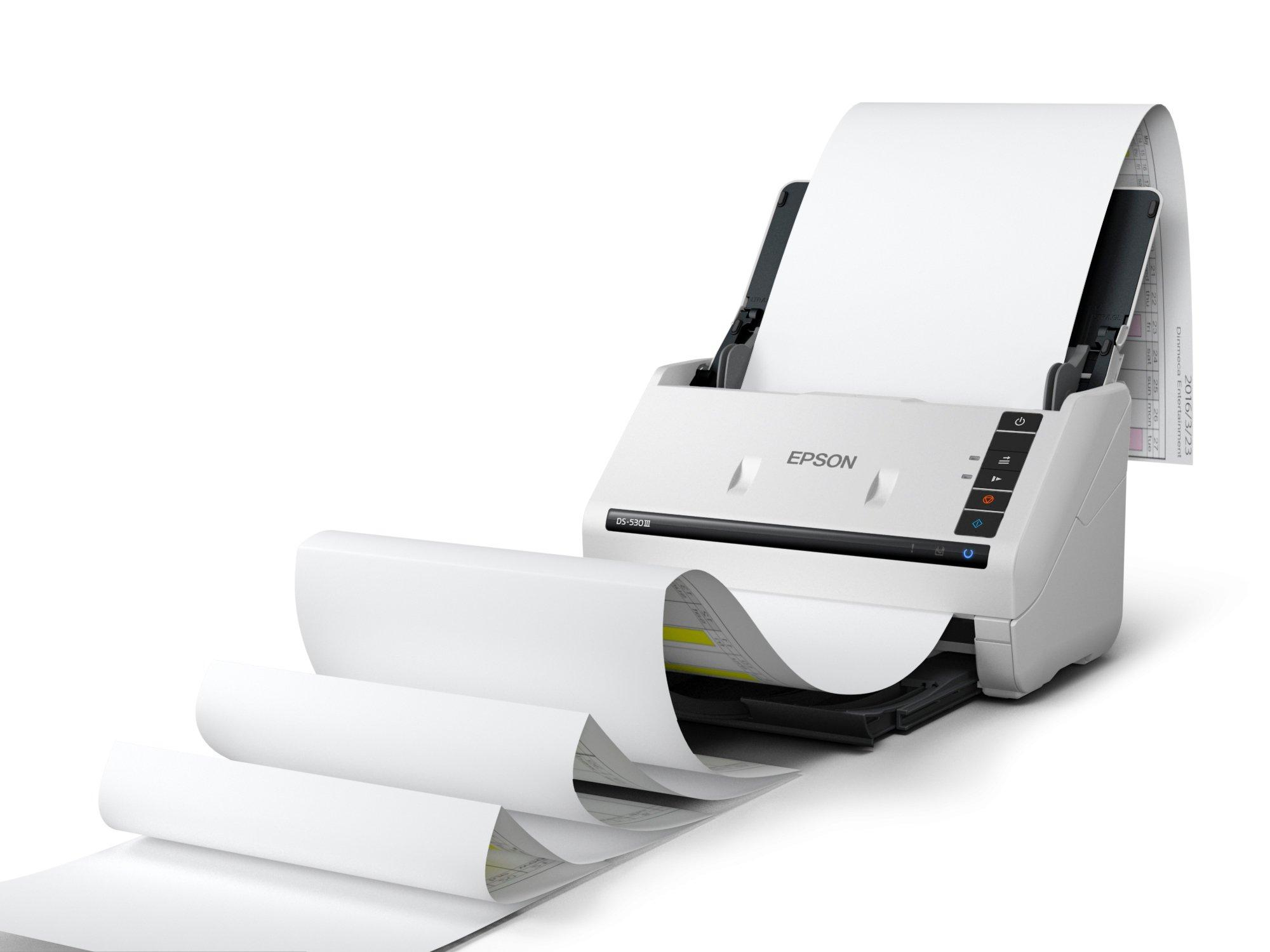 Epson WorkForce DS-530III Dokumentenscanner Duplex A4 600 dpi Weiß