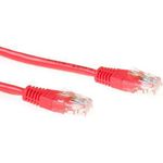 ACT IB8552 0.25m Cat6 U/UTP (UTP) Rot Netzwerkkabel (IB8552)
