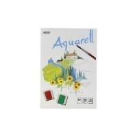 herlitz Aquarell-Block, 210 x 298 mm, Inhalt: 20 Blatt 150 g-qm, weiß, rauh, Studienqualität (495457)