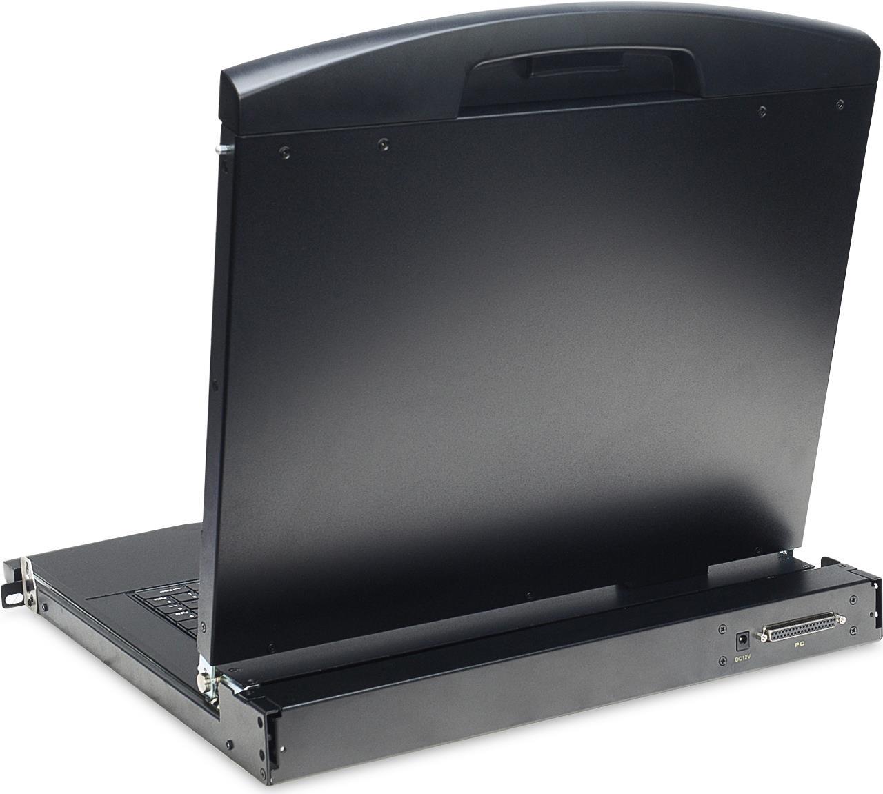 Digitus Professional DS-72211-4GE KVM-Konsole 19" 8-Port Cat 5 Schwarz