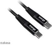 Akasa AK-CBUB54-10BK USB Kabel 1 m USB C Schwarz (AK-CBUB54-10BK)