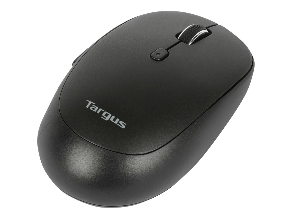 Targus Multi Device Midsize Comfort Maus kabellos Bluetooth 2,4 GHz 2400 DPI Schwarz