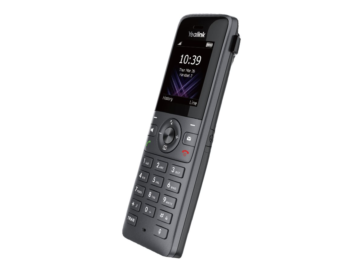 Yealink W73P DECT-VoIP-Telefonsystem (W70B Basis + W73H Mobilteil) Space-grau, Classic Gray