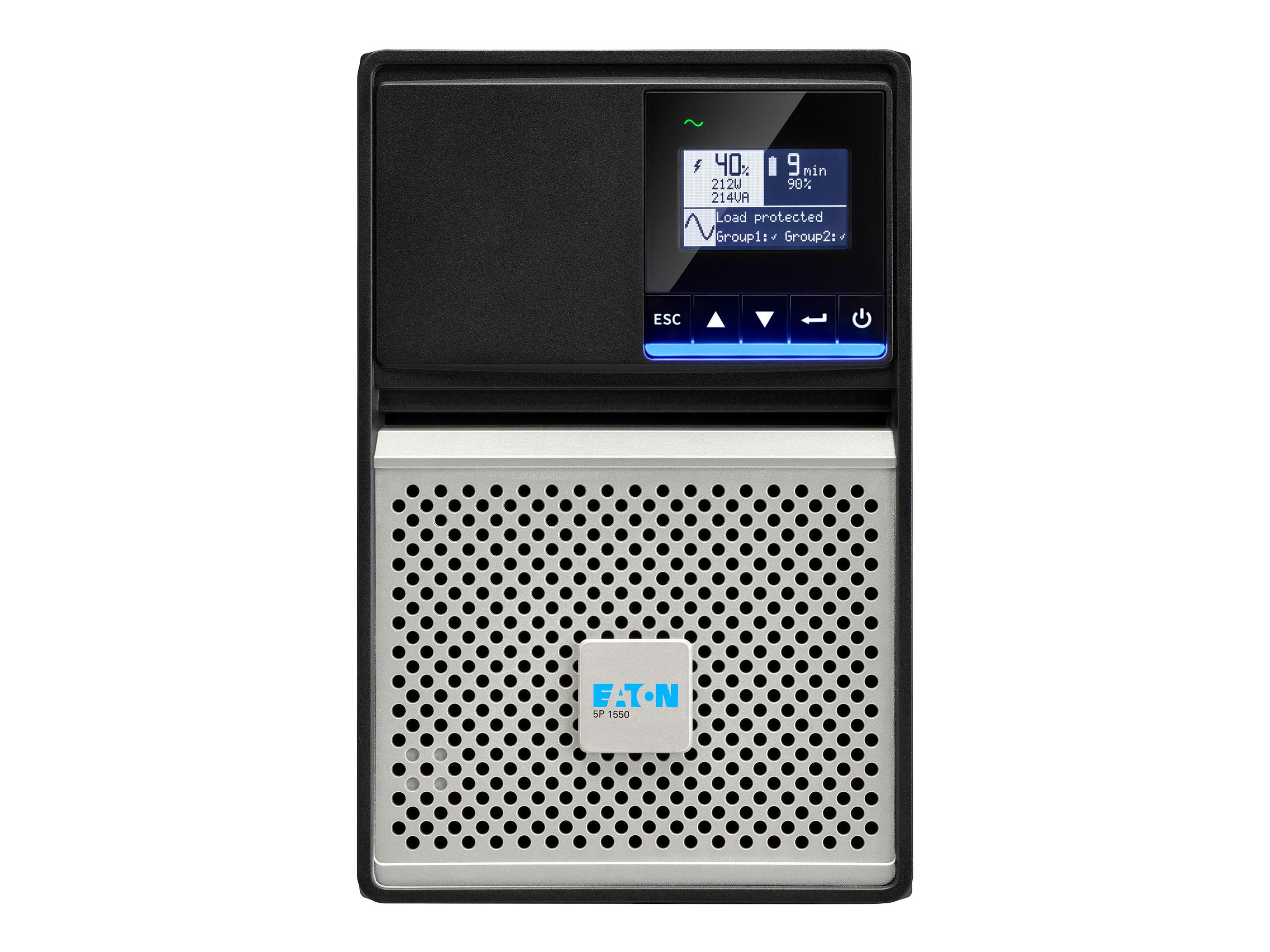 Eaton 5P 1550i Gen 2 USV Tower 1550 VA / 1350 W Schwarz, Silber