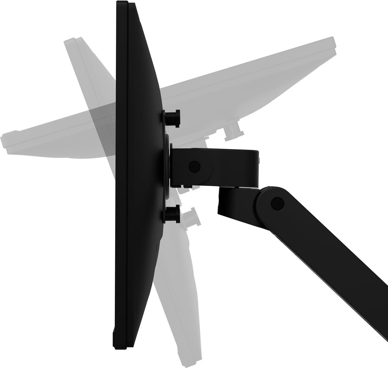 Ergotron LX Pro Doppel-Monitorarm für 2 Displays bis 27" Aluminium Schwarz