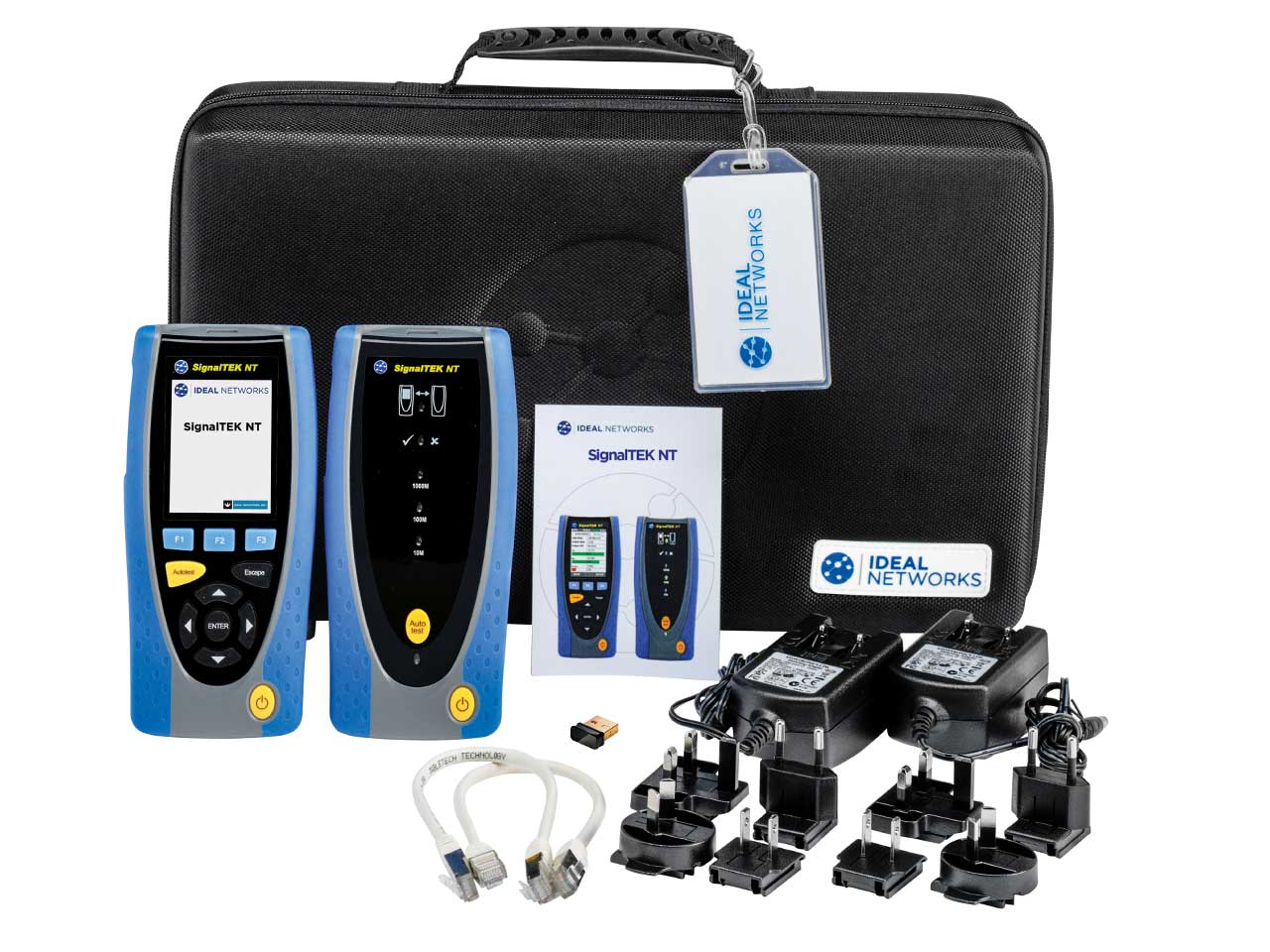 IDEAL SIGNALTEK NT PoE-Tester Blau - Grau