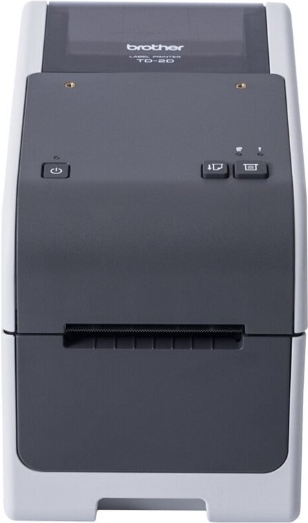 Brother TD-2320D300 Etikettendrucker 300 dpi Grau, Weiß