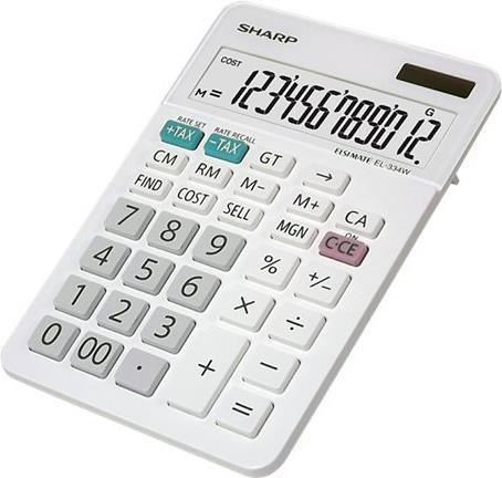 EL-334W Tischrechner weiß (SH-EL334W)