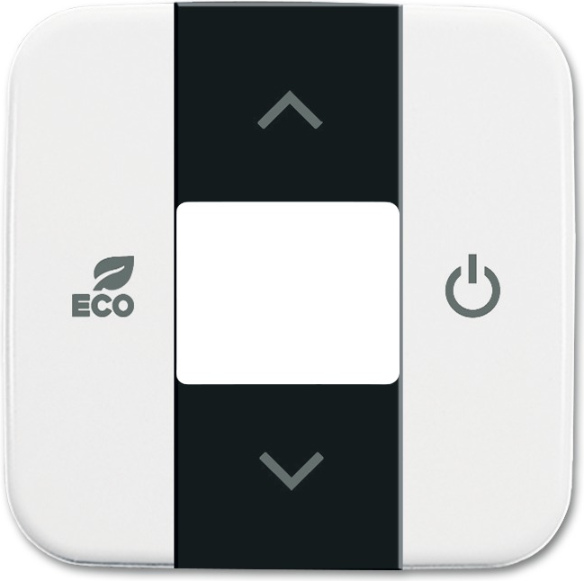 Busch-Jaeger 6220-0-0106 Abdeckplatte für Sensorhalterung & -sockel Schwarz - Weiß (2CKA006220A0106)