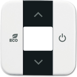 Busch-Jaeger 6220-0-0106 Abdeckplatte für Sensorhalterung & -sockel Schwarz - Weiß (2CKA006220A0106)