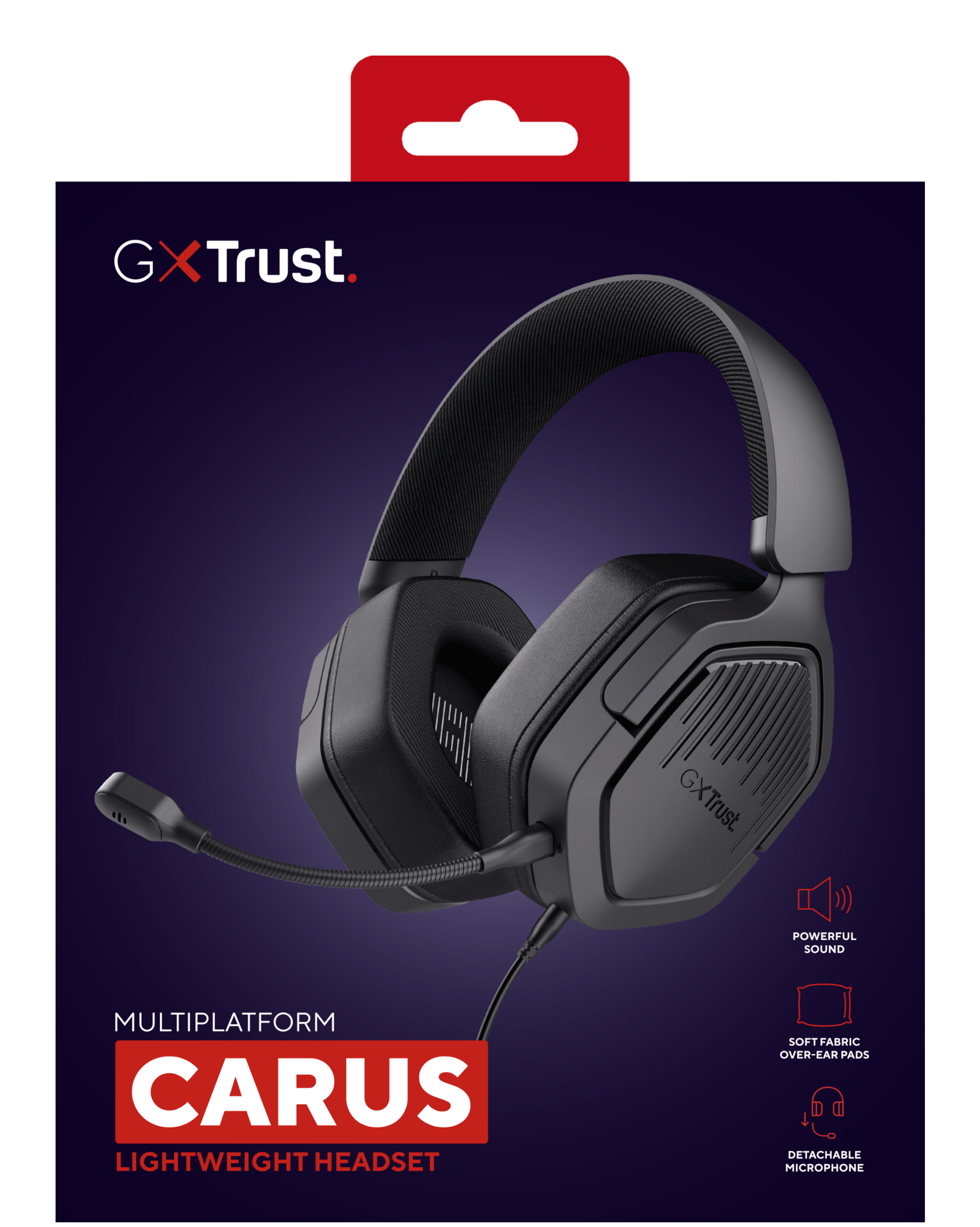 Trust GXT 492 Carus Headset 3,5 mm Schwarz