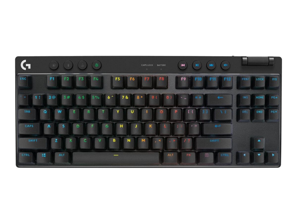 Logitech G PRO X TKL Kabellose Mechanische Gaming-Tastatur Tactile QWERTY US International RGB Schwarz