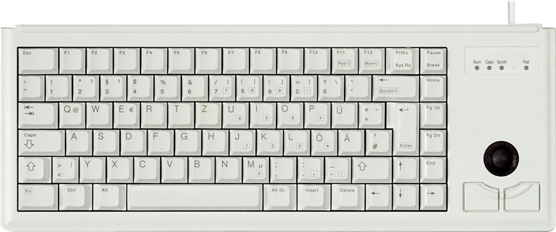 CHERRY Compact-Keyboard G84-4400 (G84-4400LUBFR-0)