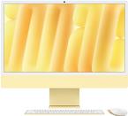 APPLE iMac Z1EK 59,62cm 23,5Zoll Standardglas M4 10C CPU/10C GPU/16C N.E. 16GB 256GB SSD Gbit Eth MM NumKey TID DE Gelb (Z1EK-Z1EKD/A-07E980)