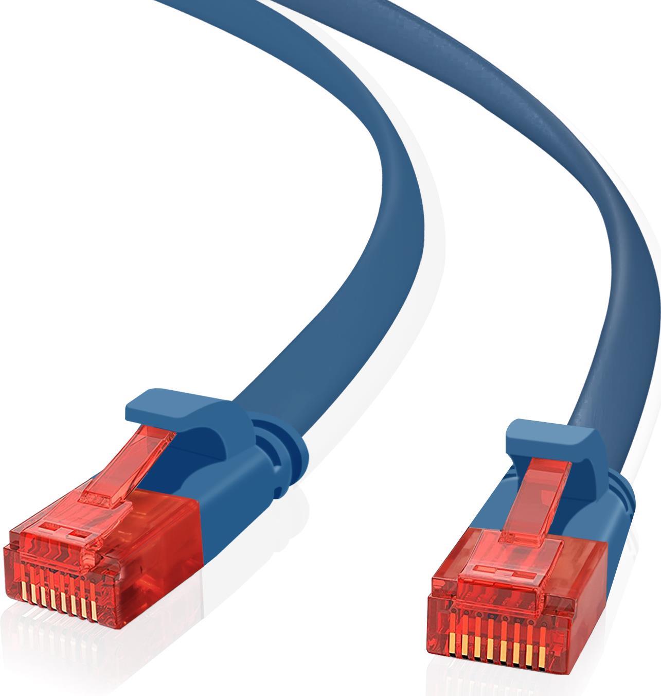 HERWECK Helos Ultra Slim - Patch-Kabel - RJ-45 (M) bis RJ-45 (M) - 20 m - UTP - CAT 6 - Knickschutzm