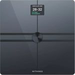 Withings Body Comp schwarz Smarte Körperwaage Personenwaage WLAN Bluetooth (WBS12-BLACK-ALL)