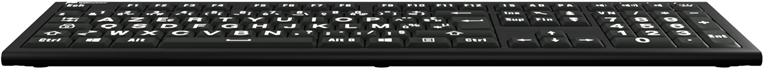 Logickeyboard LKB-LPWB-A2PC-FR Tastatur USB AZERTY Französisch Schwarz (LKB-LPWB-A2PC-FR)
