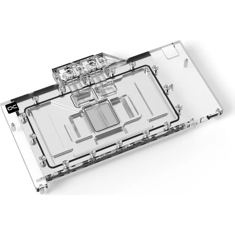 Alphacool Eisblock Aurora Acryl GPX-N RTX 4090 Suprim mit Backplate (13459) (geöffnet)