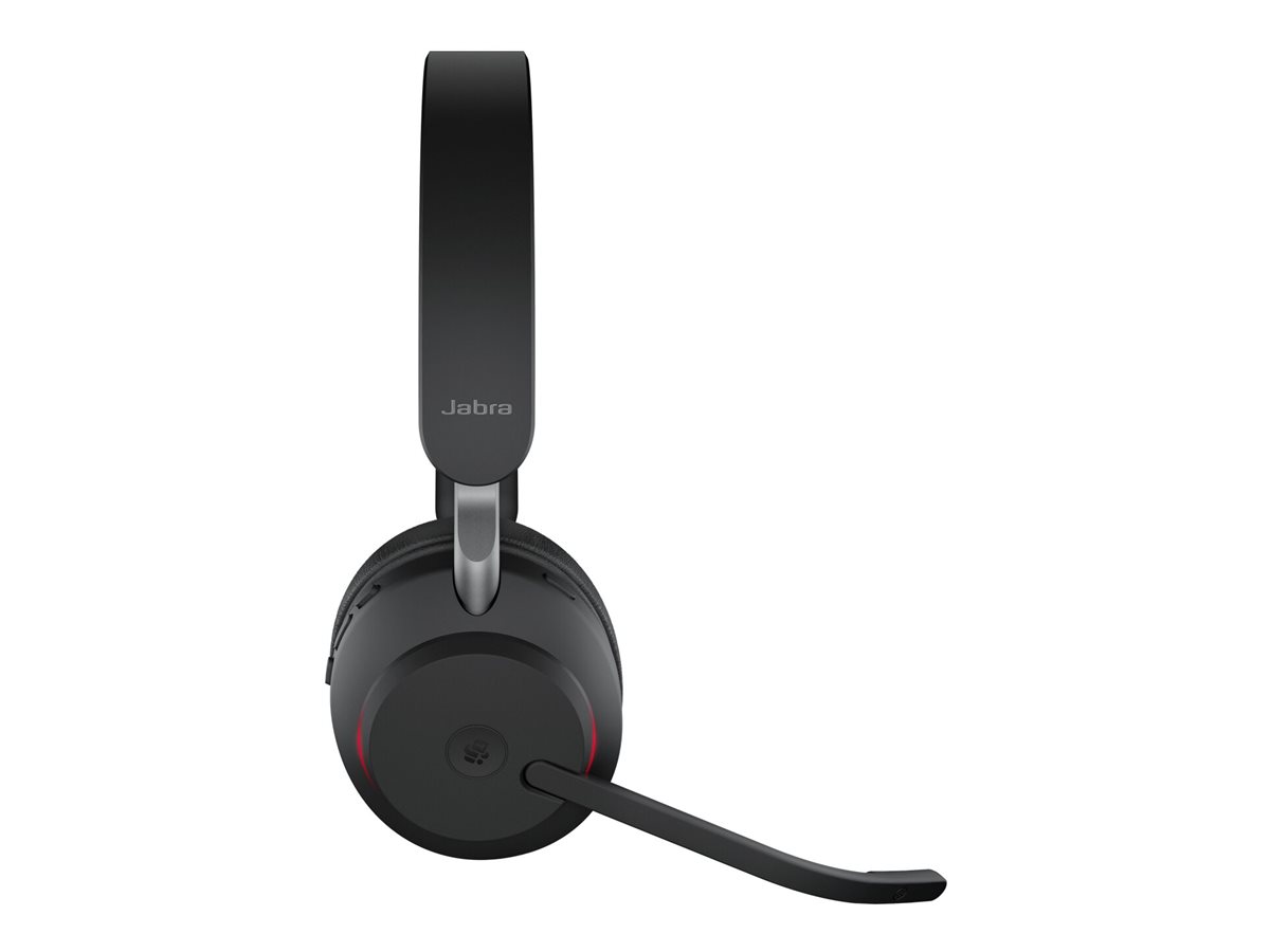 Jabra Evolve2 65 MS Stereo On-Ear Headset Schwarz