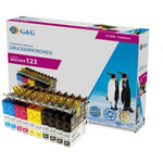 G&G Tinte ersetzt Brother LC-123 Kompatibel 10er-Pack Schwarz, Cyan, Magenta, Gelb 15060 (15060)