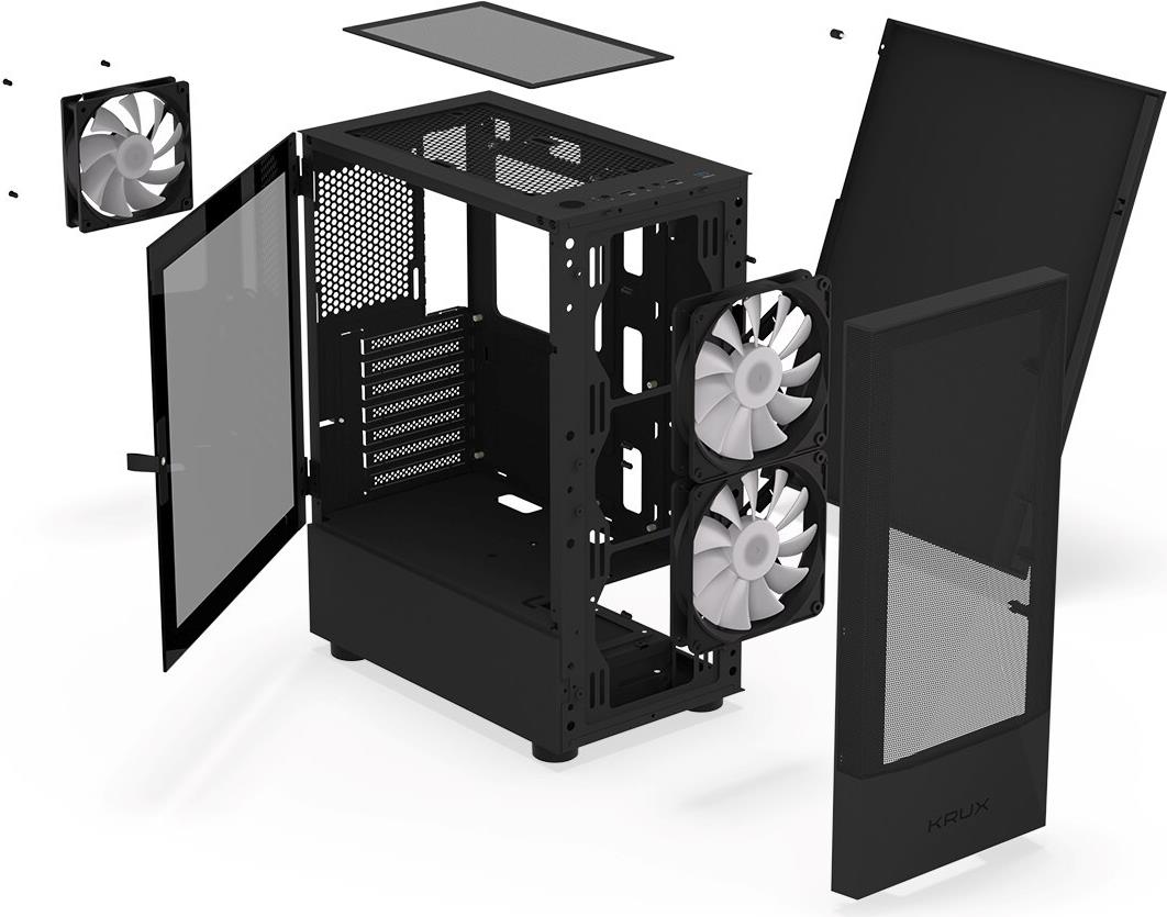 Krux Vako Systemgehäuse KRX0132 Schwarz