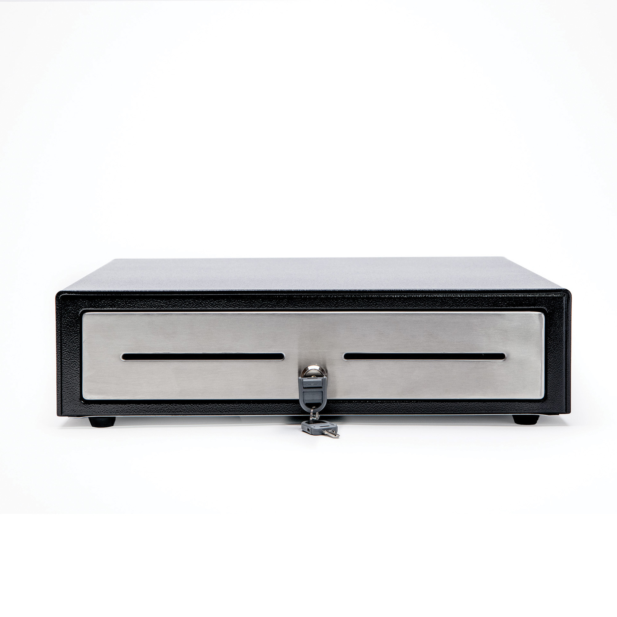 Star Micronics Choice Series CD4-1416 Kassenschublade mit Edelstahlfront, Schwarz