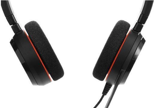 Jabra Evolve 20 MS Duo On-Ear Headset USB Typ-A Schwarz