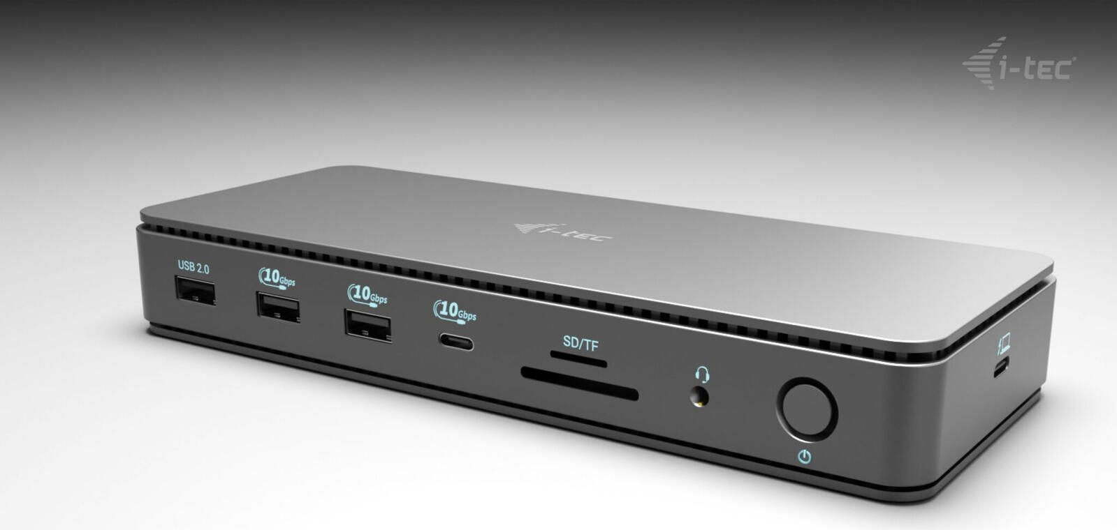 i-tec Thunderbolt 4 Dual DisplayPort Docking Station PRO Power Delivery 92 W Schwarz