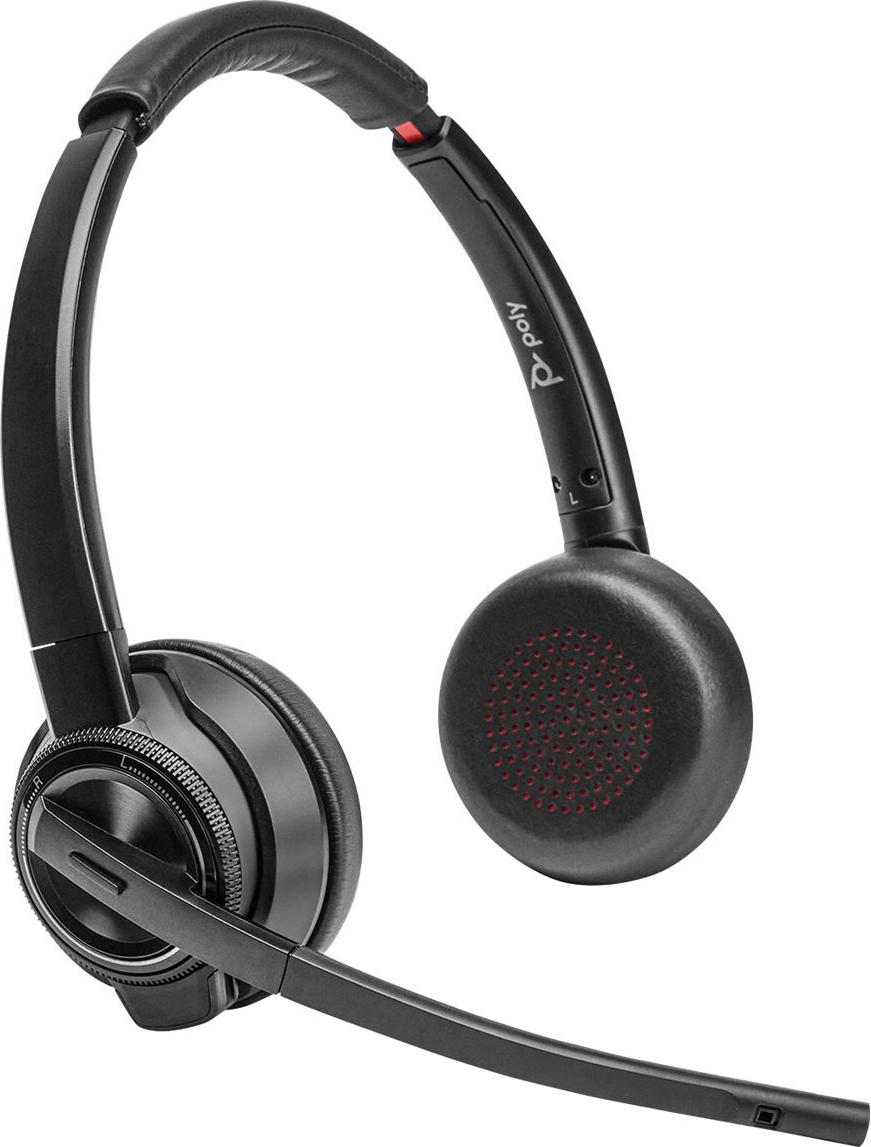 HP Poly Savi 8420 Office Headset Binaural Kabellos Schwarz