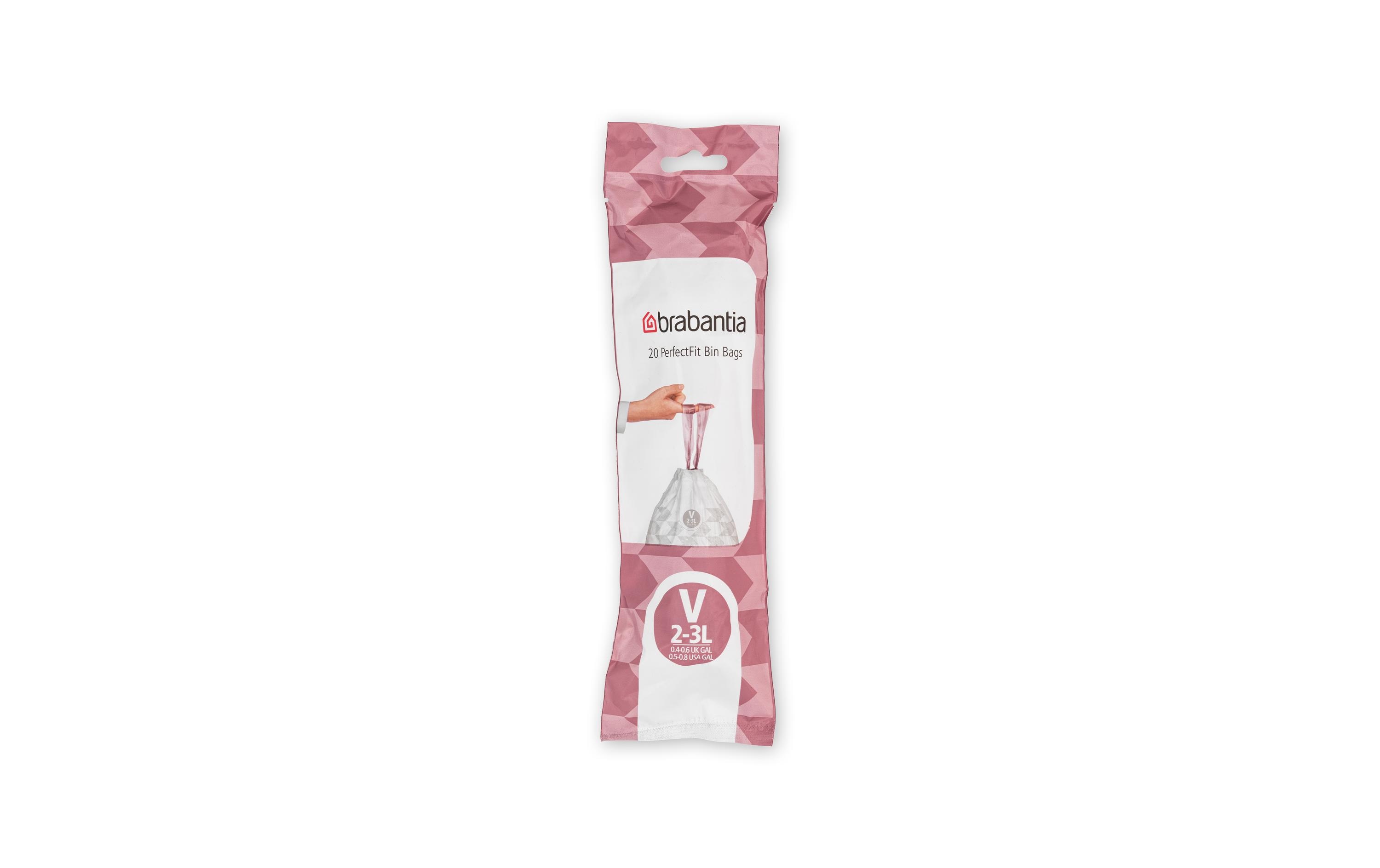 Brabantia PerfectFit Code V 3 L Müllbeutel Weiß