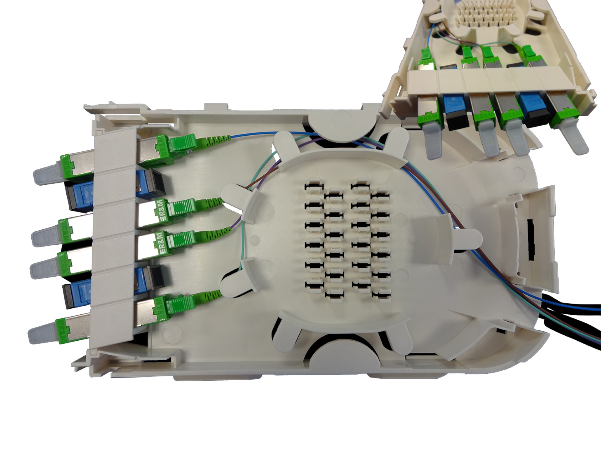 EFB-Elektronik FTTH Moduleinschub für FTTH-BGT, 6 Port SC mit OM3 Keramik Kupplungen Hersteller: EFB Elektronik (FTTH-MODUL-SCOM3)
