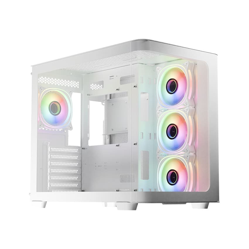 LC-Power LC Power Gaming 8001W Pro-Storm Light Mid Tower ATX Weiß