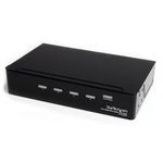 StarTech.com 4 Port High-Speed-HDMI Video Splitter mit Audio bis 15,0m- Video-Verteiler (ST124HDMI2)