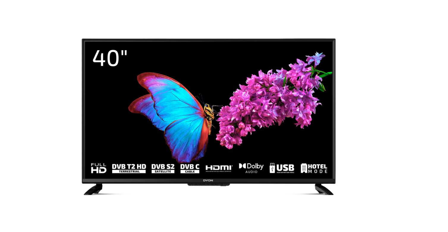 Dyon Enter 40 Pro X2 LED-TV 100.3 cm 101,60cm (40")  EEK G (A - G) DVB-T2, DVB-C, DVB-S, Full HD, CI+ Schwarz [Energieklasse G] (D800201)