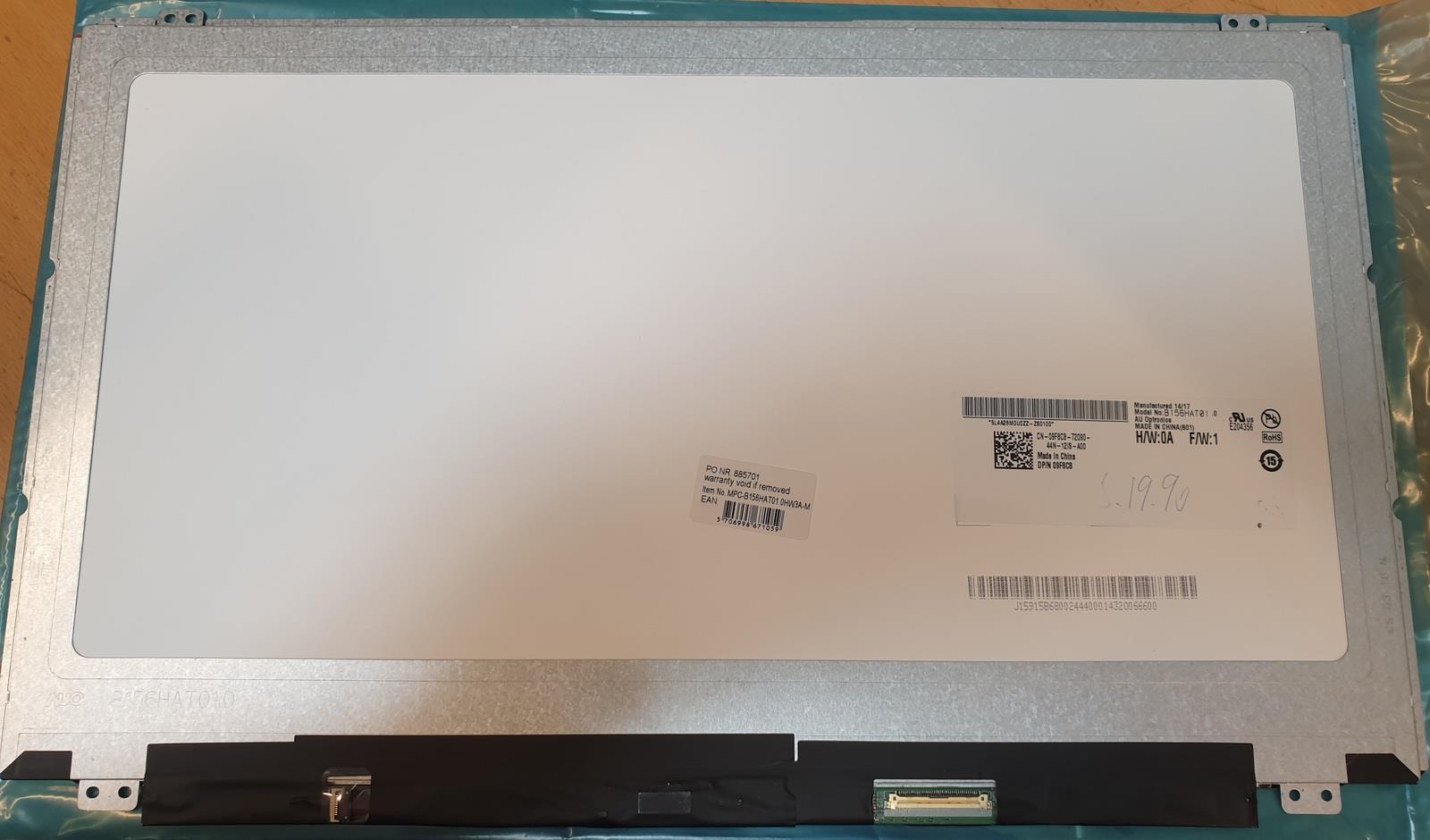 CoreParts MSC156F40-224M Notebook-Ersatzteil Anzeige (MSC156F40-224M)