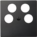 Merten 295314 Wandplatte/Schalterabdeckung Anthrazit (295314)