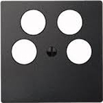 Merten 295314 Wandplatte/Schalterabdeckung Anthrazit (295314)