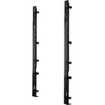 B-TECH Montageschienen -200kg VESA 800/für BT8390/2 Stück/schwarz (BT8390-VESA800F/B V2)