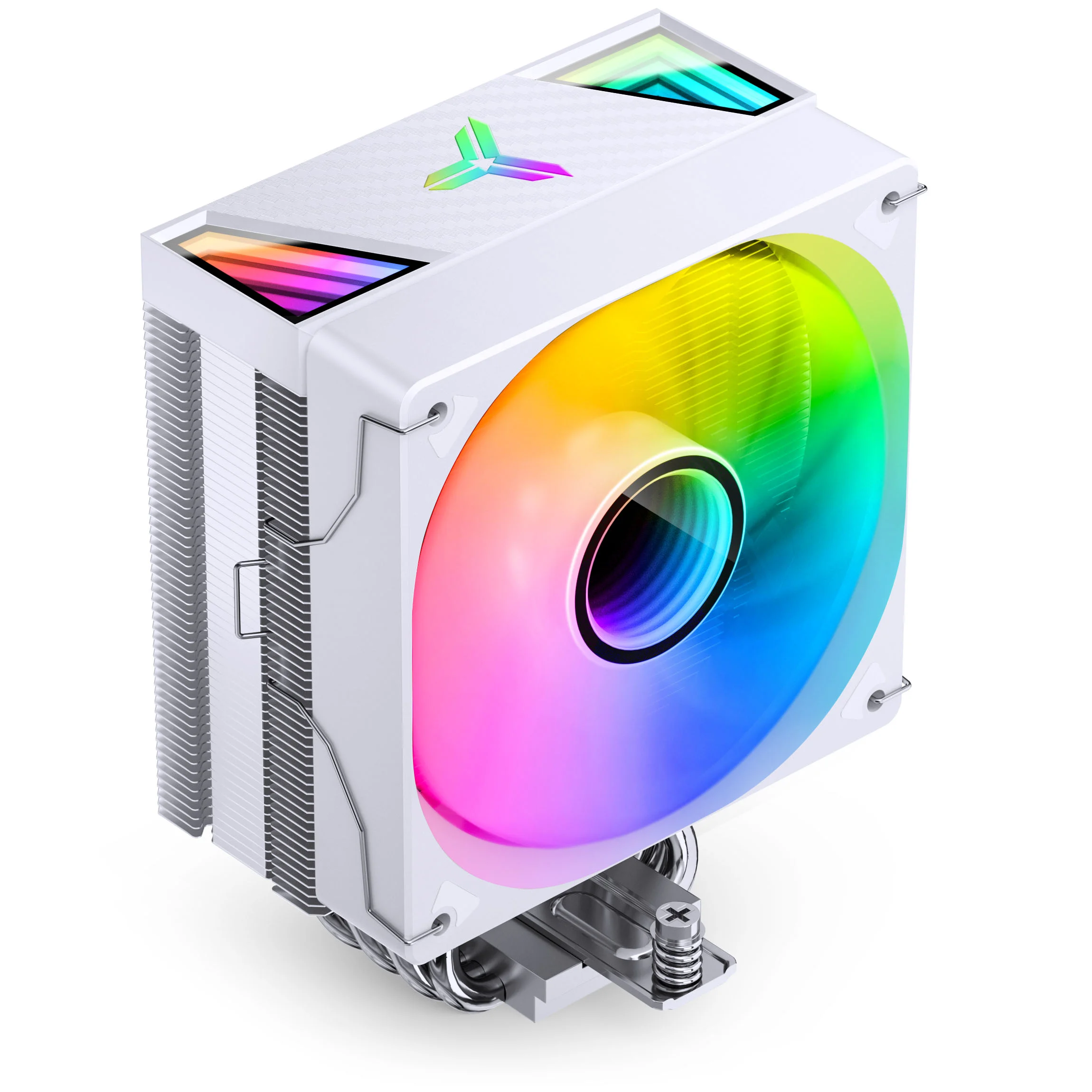 Jonsbo CR-1000 V3 PRO ARGB CPU-Kühler weiß 230W TDP PWM 120mm 6 Heatpipes