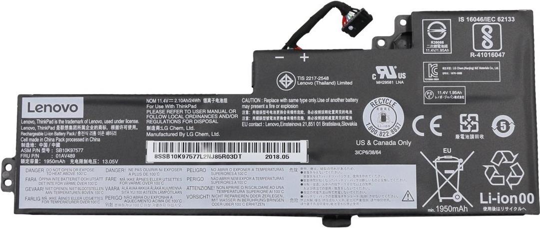 Lenovo LG Chem Laptop-Batterie (01AV420)