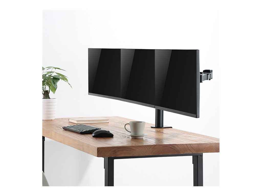 LogiLink BP0107 Tischhalterung für 3 Monitore 17"–32" bis 7 kg Schwarz