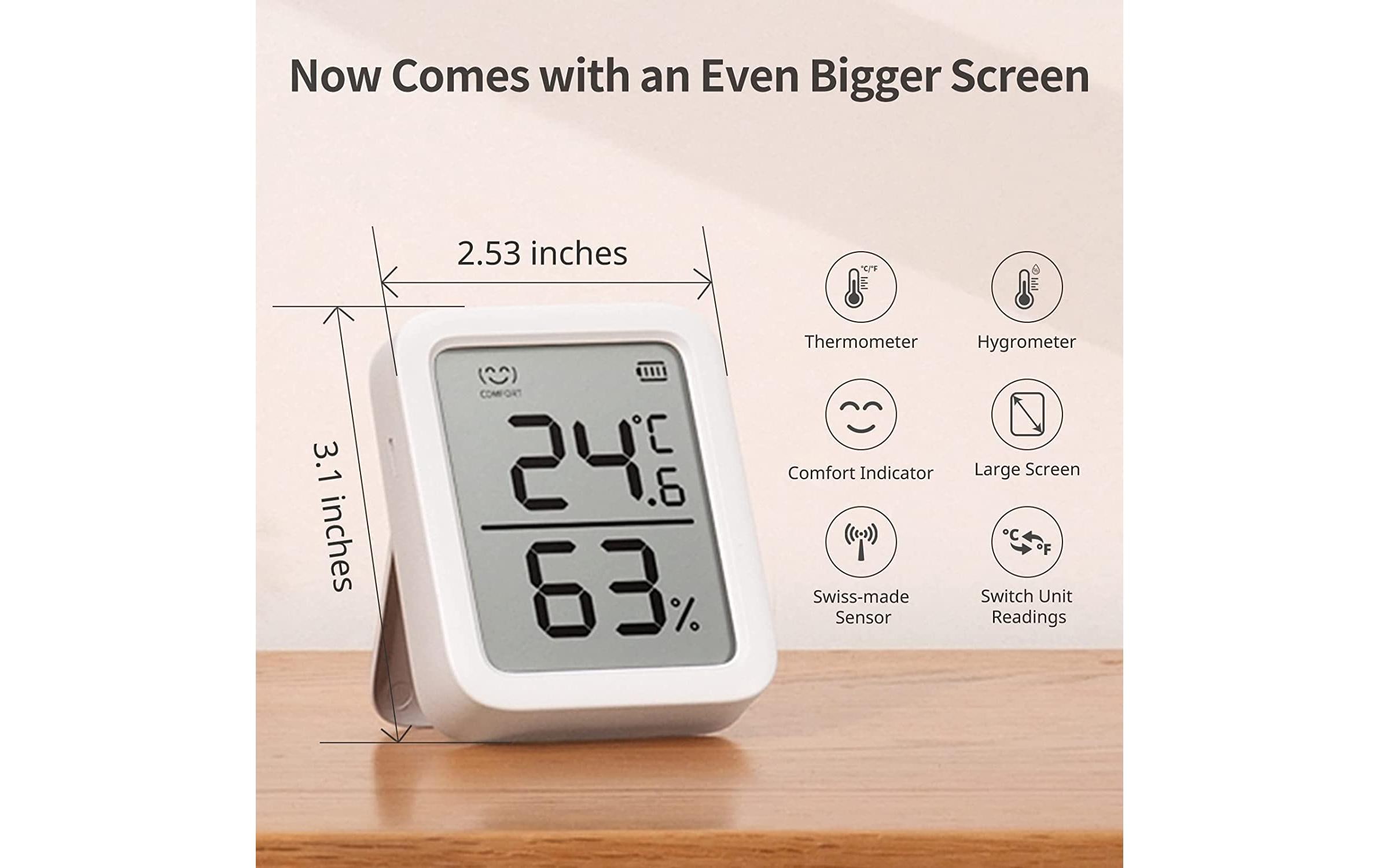 SwitchBot Thermometer und Hygrometer Plus