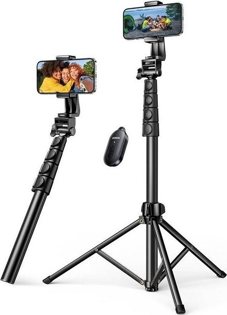 Ugreen Selfie-Stick mit Ständer und Fernbedienung LP680 1,8 m (schwarz) (15609)
