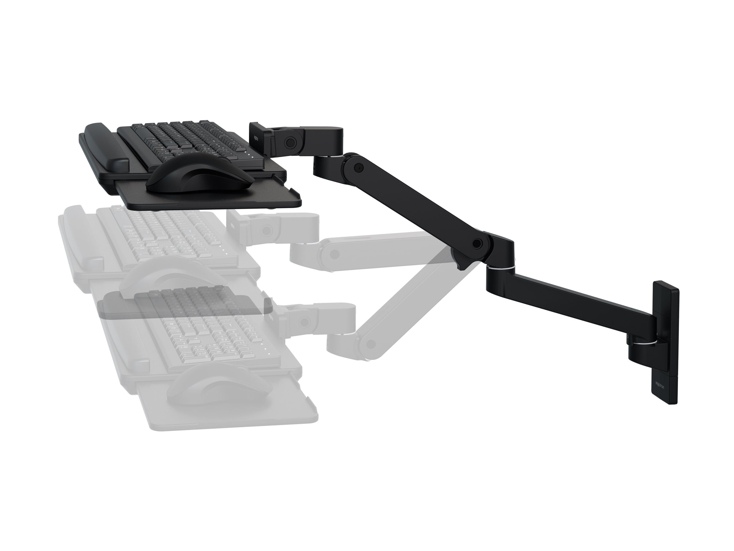 Ergotron LX Pro Tastatur-/Mausablage mit Stützarmhalterung Schwarz