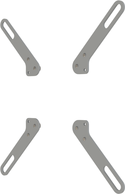 SMS Smart Media Solutions FS010110. Produktfarbe: Silber, Höchstgewichtskapazität: 15 kg, VESA Montageadapter: 200 x 100,200 x 200 mm. Menge pro Packung: 1 Stück(e) (FS010110)