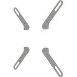 SMS Smart Media Solutions FS010110. Produktfarbe: Silber, Höchstgewichtskapazität: 15 kg, VESA Montageadapter: 200 x 100,200 x 200 mm. Menge pro Packung: 1 Stück(e) (FS010110)