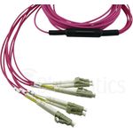 BlueOptics SFP6141FU1MKB Glasfaserkabel 1 m MTP 4x LC OM4 Pink (SFP6141FU1MKB)