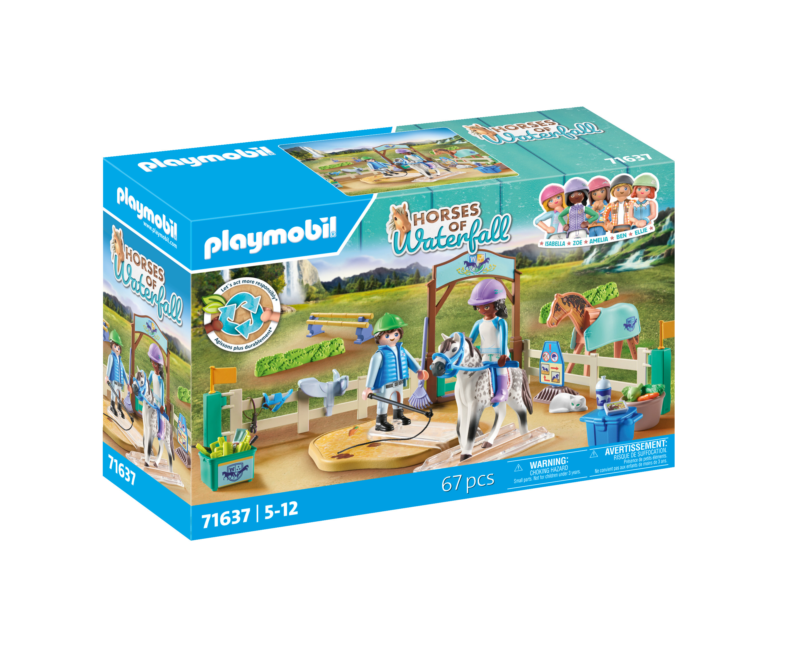 Playmobil Horses of Waterfall Moderne Reitschule Mehrfarbig
