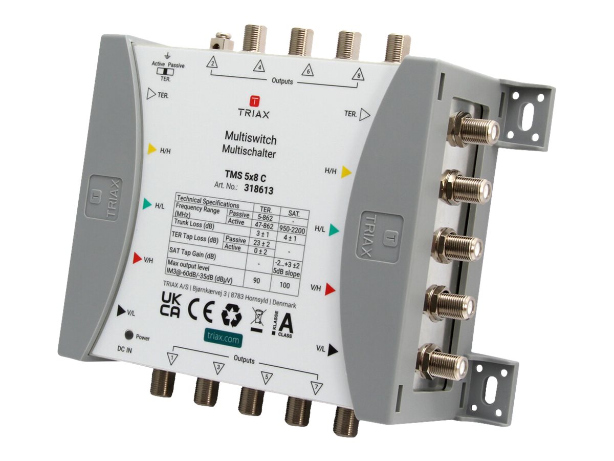 Triax TMS 5x8 C Multischalter 5 Eingänge 8 Ausgänge