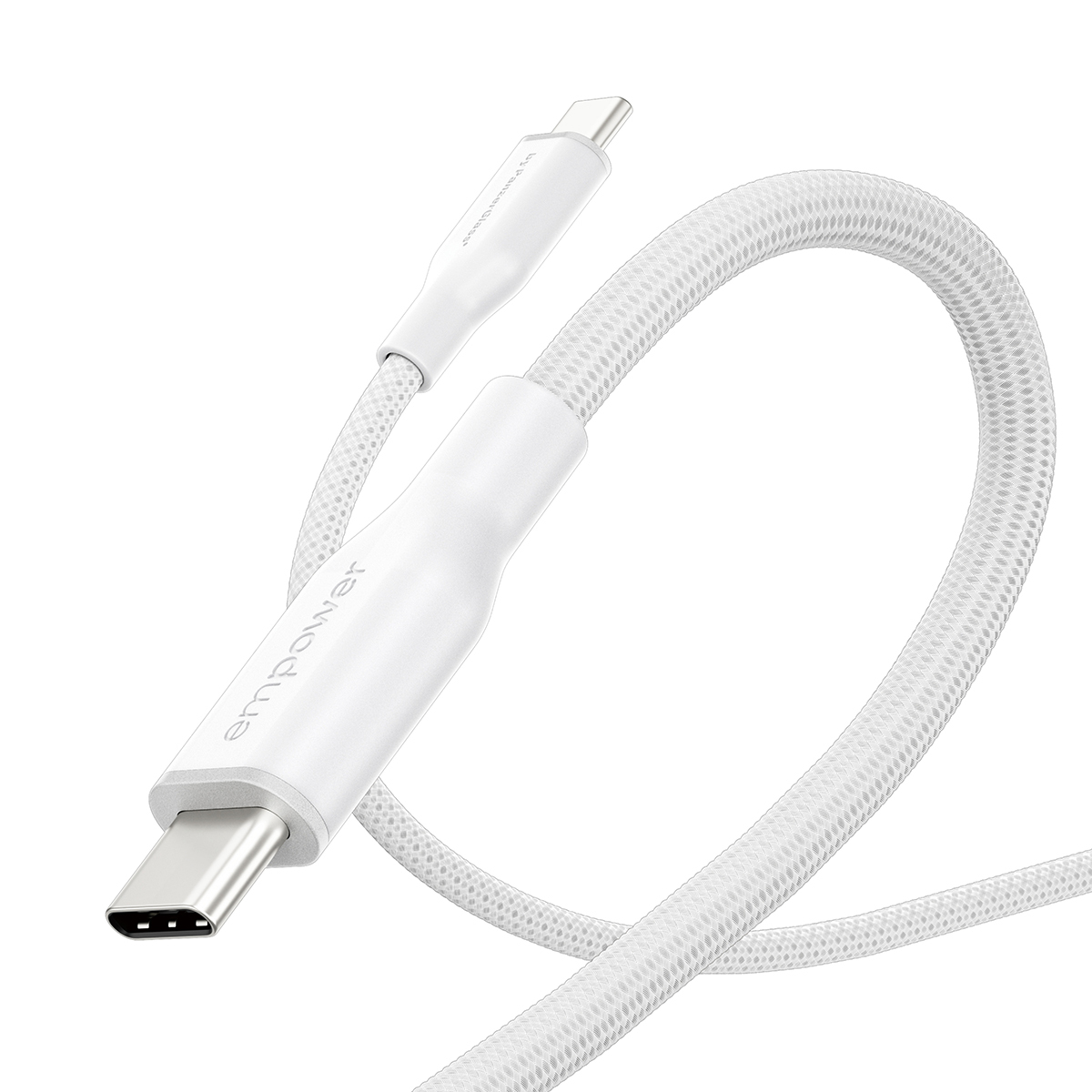 PanzerGlass empower by PanzerGlass Racing 60W USB-C zu USB-C Kabel 1.2 m Silver White